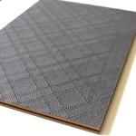 ISO14001 Waterproof 9mm 100kgs/Cm3 MDF Wall Panels with competitive price