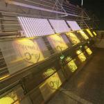 P10 advertisement display indoor flexibility on glass transparentSMD2121 5V LED