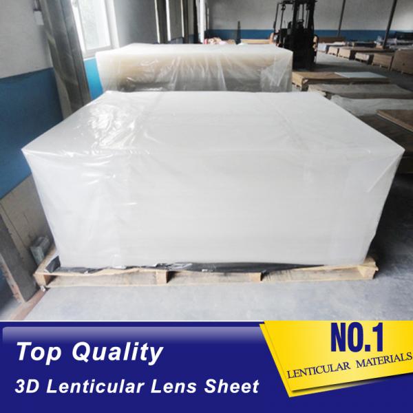 UV Curing Process 100 LPI Resin PET Lens Plastic Flip 3D Lenticular Sheet 0.35mm 0.6mm lenticular films plastic