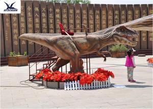 Wholesale Outside Ride On Walking Dinosaur , Person Riding Dinosaur 4 Meters Long from china suppliers
