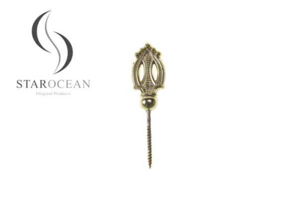 Golden Hard Plastic Coffin Screws Funeral Accessories Lightweight And Durable