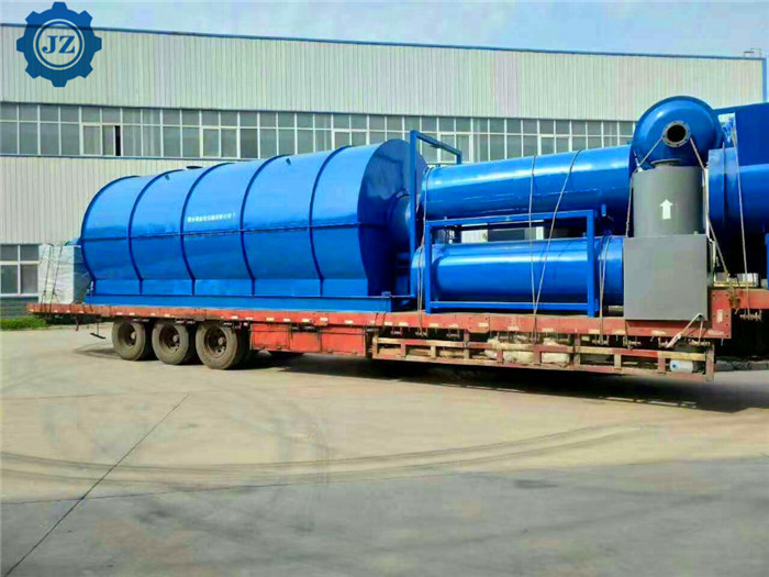 10ton 10T Used Tire Recycling Machine Waste Tyre To Fuel Oil Pyrolysis Plant