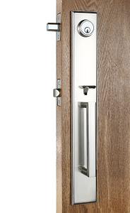 Wholesale Antique Door Handles Zinc Alloy Fits Right / Left Handed Doors With Interior Lever from china suppliers