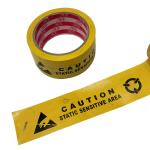 Vinyl 0.15mm ESD Warning Tape For Antistatic Protected Area