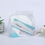 Customized Logo Design Portable Plastic Clear Transparent Makeup Cosmetic Travel