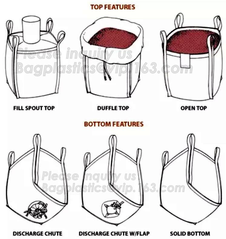 superior quality polypropylene jumbo bag,polyethylene sandbags scrap woven pp bulk bag, pp big jumbo bag for sand, pack
