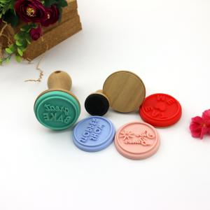 Wholesale Childrens Toy Silk Printing Cartoon Cookie Stamp Gift Custom Wooden Toy Stamp from china suppliers