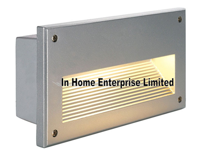 Tempered Glass + Die-casting Aluminum Recessed Wall Lights For Stairs 100 - 240V AC