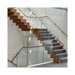 Tempered Glass Staircase 15mm Laminated Glass Railing Panels For Home Hotel