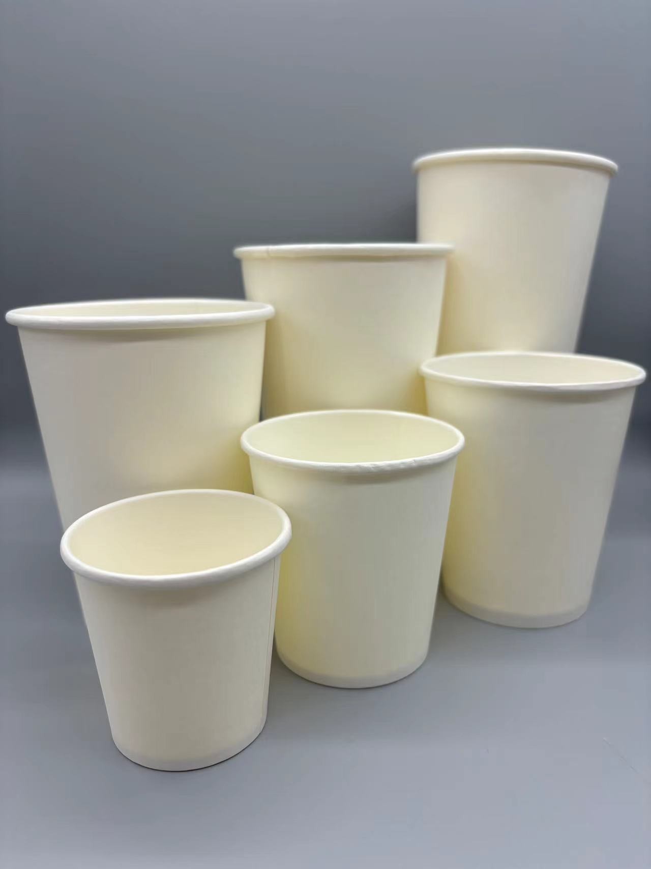 Disposable Biodegradable Hot And Cold Drinks Paper Cups With Custom Logo