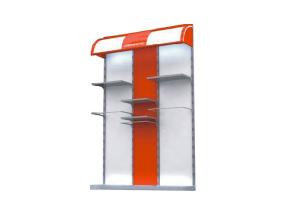 Wholesale Colorful Customized Wall Mounted Display Racks Movable High Grade 600 * 400 * 30mm from china suppliers
