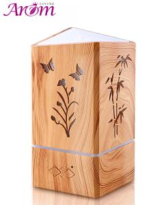 Wholesale 200ml Laser Carving Wood Grain Aromatherapy Diffuser from china suppliers