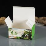 White Cardboard Scented Cardboard Tea Packaging Eco Friendly PMS Printing