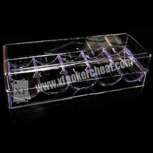 Wholesale 8 - 40cm Distance Poker Scanner Plastic Chip Box / Poker Chip Tray from china suppliers