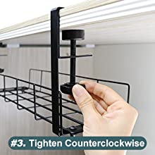 Under Desk Cable Management Tray Steel Mesh Cable Organizer for Storage Holders Racks