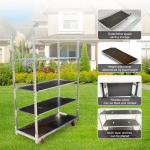 Waterproof Agricultural Planting Flower Cart Danish Trolleys Strong Load