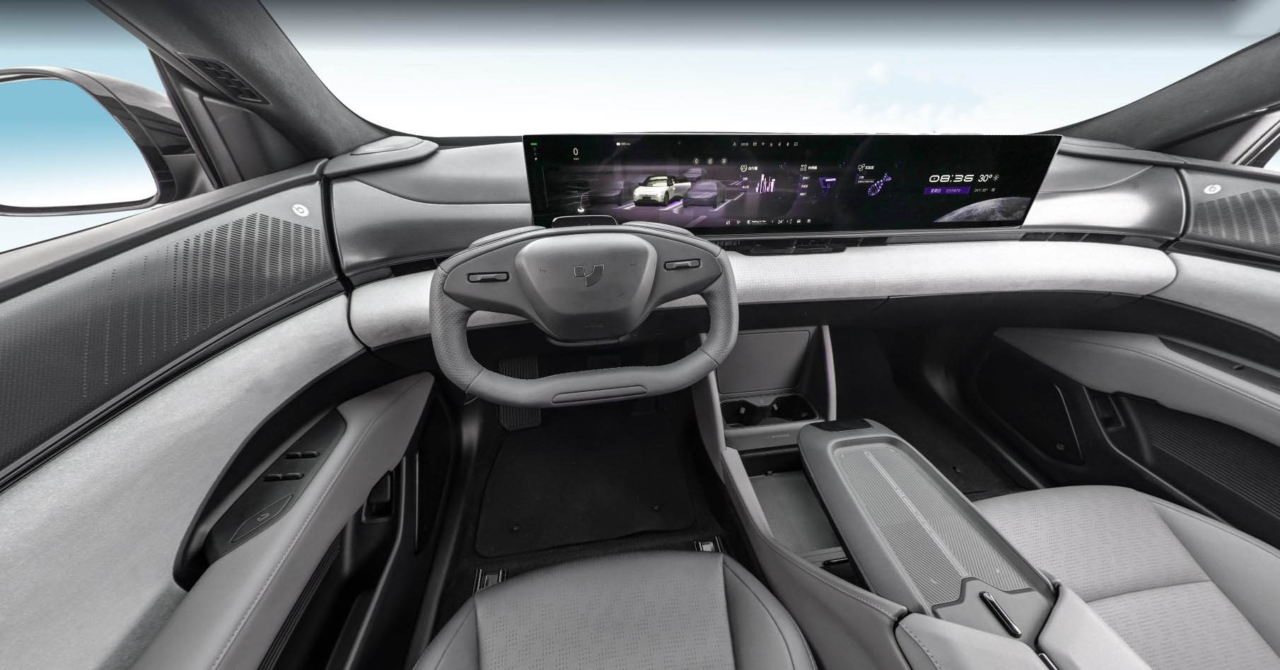 2023 Latest Style Electric Car GEELY JIYUE 01 2024 Purple 5-Door 5-Seat SUV Energy Vehicle Pre-Sale Car Deposit Amount