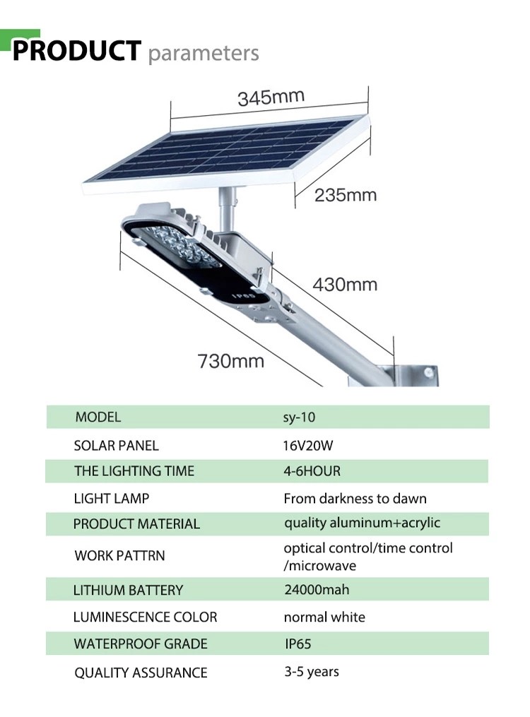 Ip65 Waterproof Outdoor Solar Street Lamps , 30w 50w 100 Watt Solar Street Light