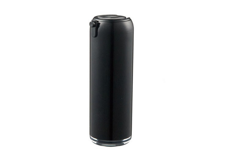 OEM 50ml Black Acrylic Cosmetic Bottles hot stamping