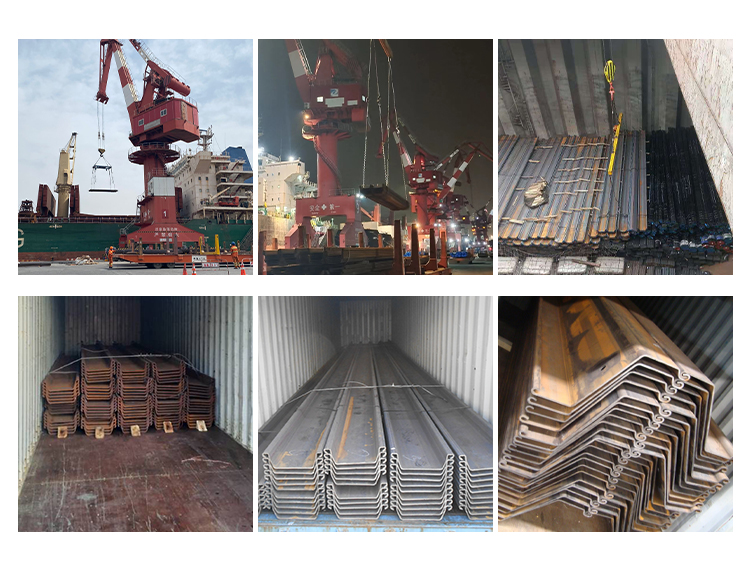 Hot Rolled Larsen Steel Sheet Pile SYW295 SYW390 SY295 U Z Type Profile For Construction