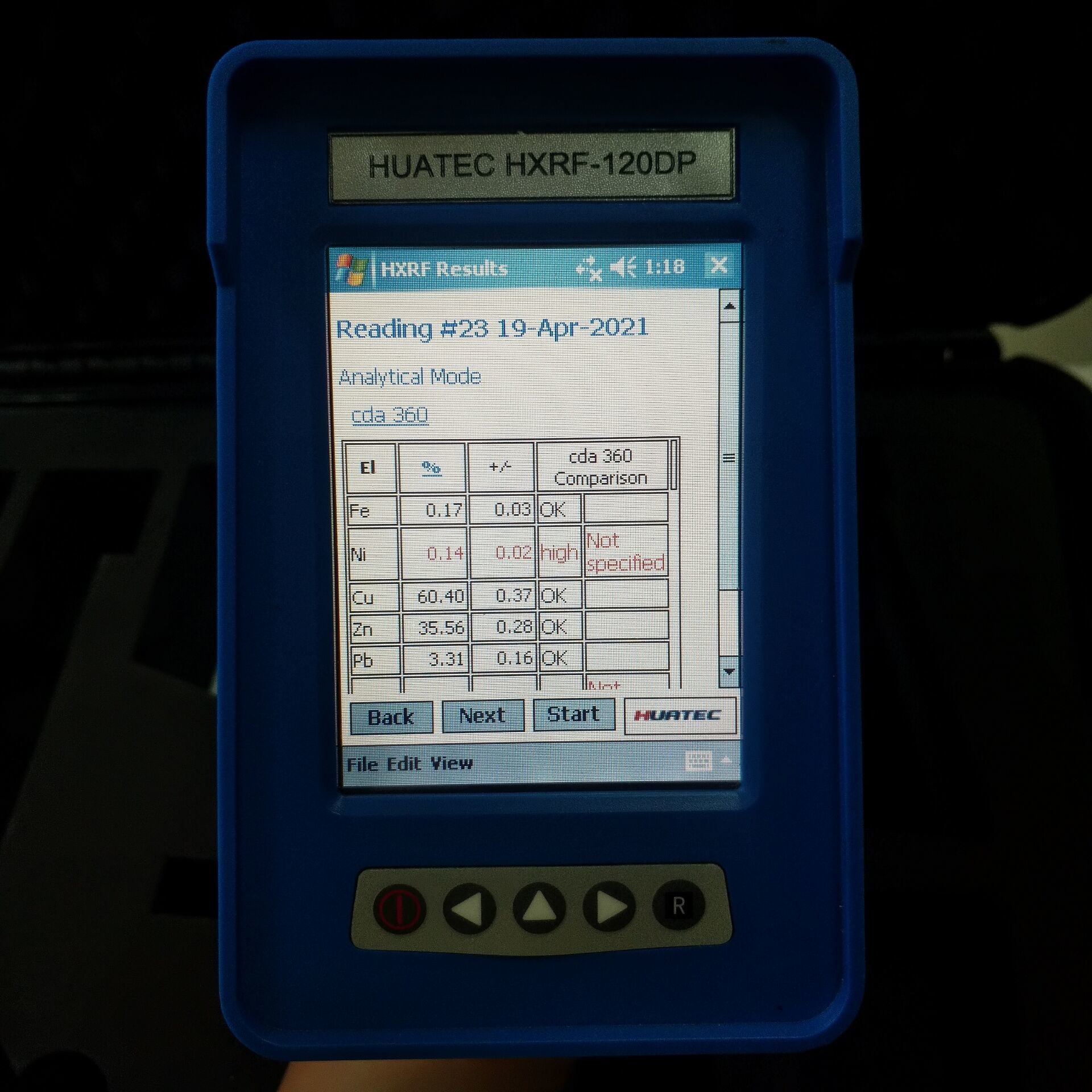 Gun Bluetooth Xrf Handheld Metal Alloy Analyzer