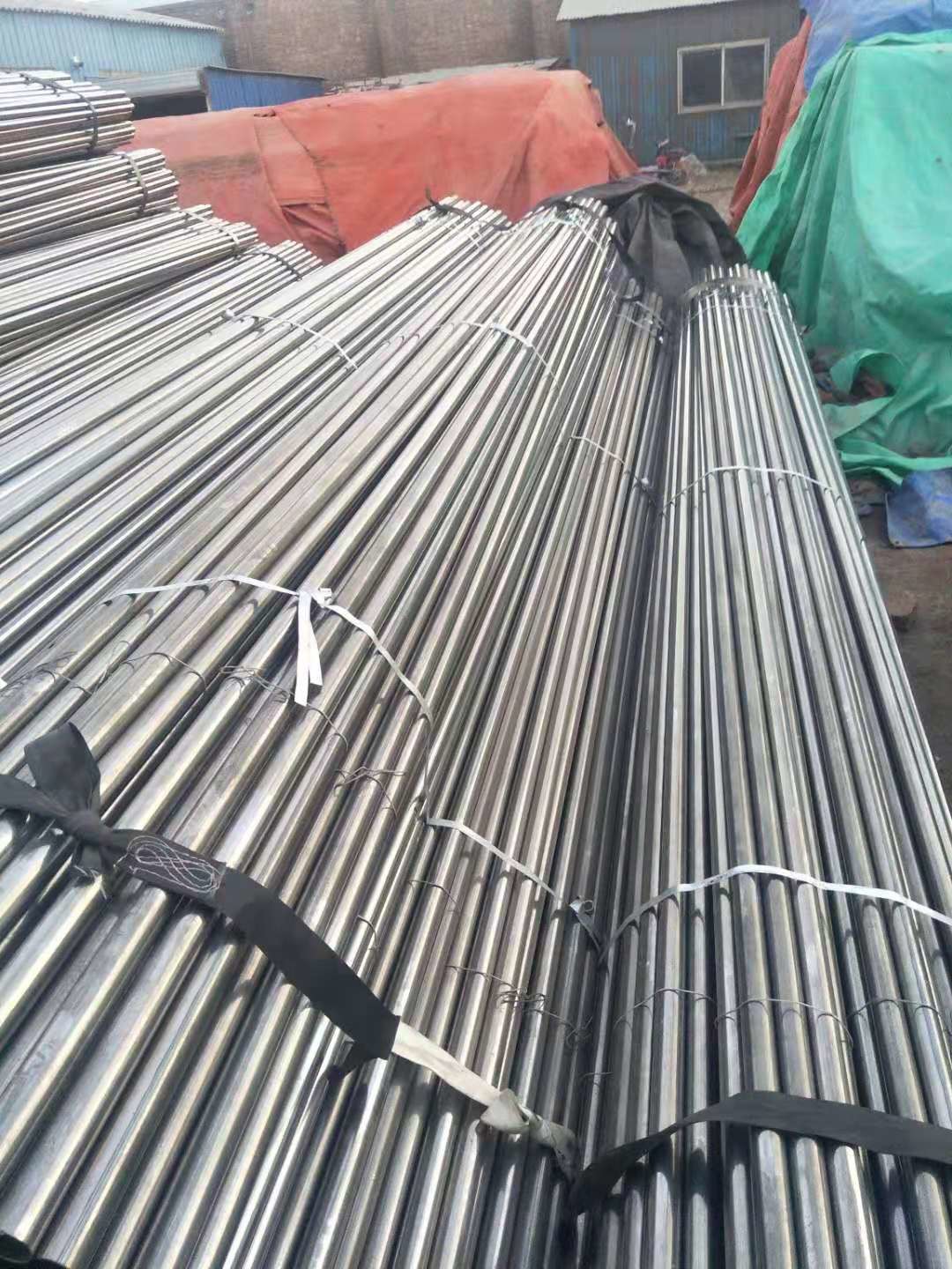 Black Round Cold Rolled Steel Pipe Pre Welded For Furniture / Decoration