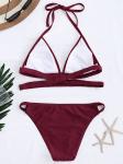 Crimson bikini