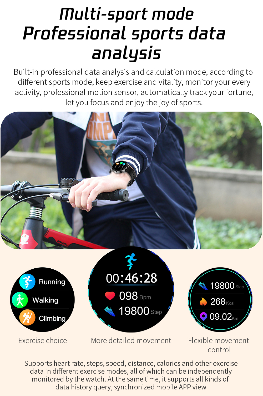 Waterproof Magnetic Charging Watch 5V 200mAh Touch Screen Kids Woman Man