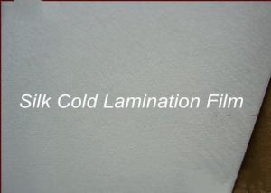 Wholesale Silk Effect Cold Laminating Film Roll 0.6MM For Images Graphics Protection from china suppliers
