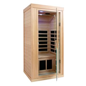 Wholesale Wood Infrared Sauna Room One Person For Rejuvenation Infrared Therapy from china suppliers