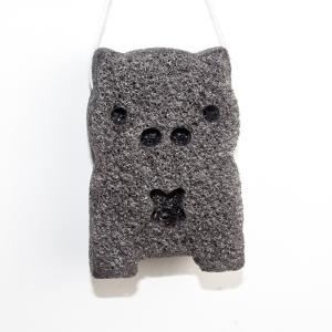 Wholesale 8.6×6.5×2.5cm Charcoal Konjac Facial Sponge Vegetable Fiber Bear Bath Sponge from china suppliers