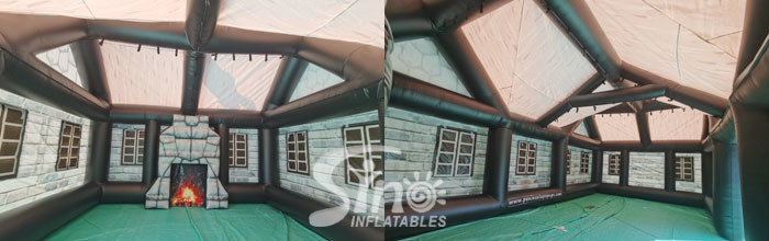 11x6m Custom Gaint Outdoor Pop Up Irish Inflatable Pub Tent With Complete Digital Printing For Sale
