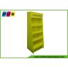 Buy cheap Yellow Printing Four Shelves Corrugated Paperboard Floor Display Rack for Kids from wholesalers