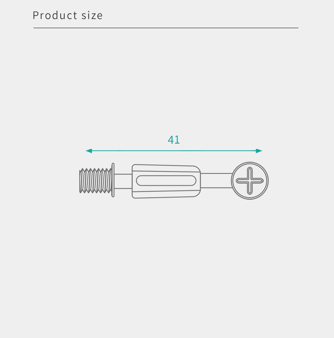 Minifix Connecting Bolts