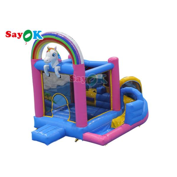 Dinosaur Inflatable Bounce House Water Slide Combo Commercial Bouncy Castle