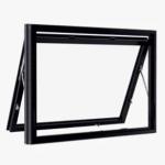 Thermal Break Double Glazing Top Hung Aluminum Windows With 304 Stainless Steel