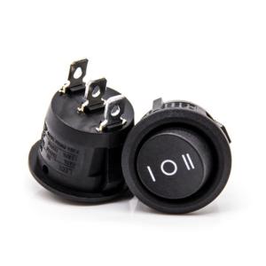 Wholesale On Off On 3 Position 3 Pins Round Rocker Switch 6a 250vac 10a 125vac from china suppliers