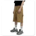 Organic Cotton Men Casual Cord Boardshort Sustainable Cord Jam Short Eco