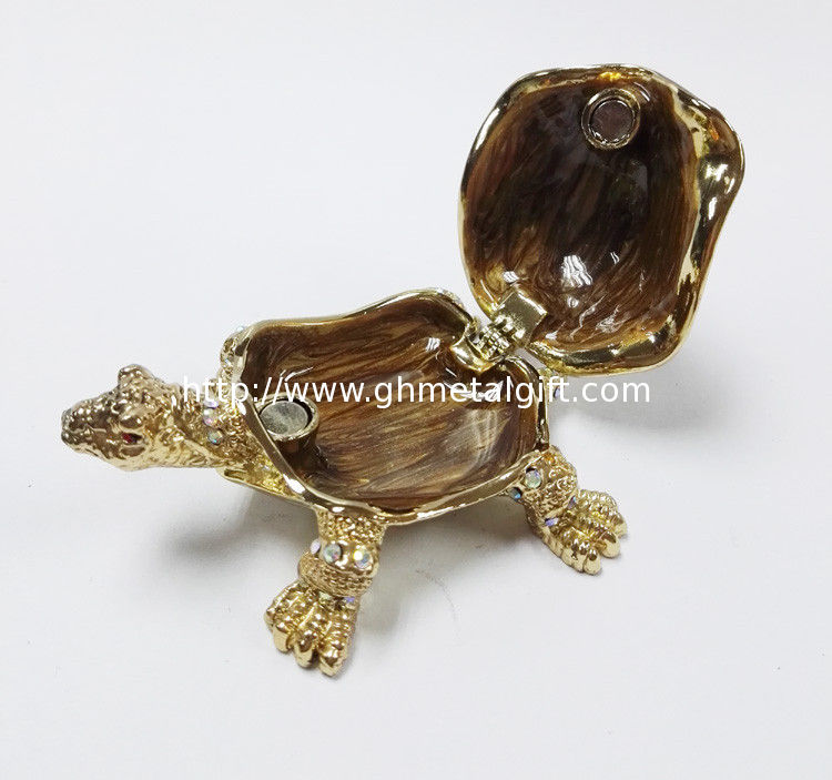 China Manufacturer Turtle Shape Trinket Box Turtle Jewelry Box for Jewelry