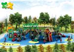 Preschool Outdoor Play Equipment Distinctive With Wavy Slide CE GS Certified