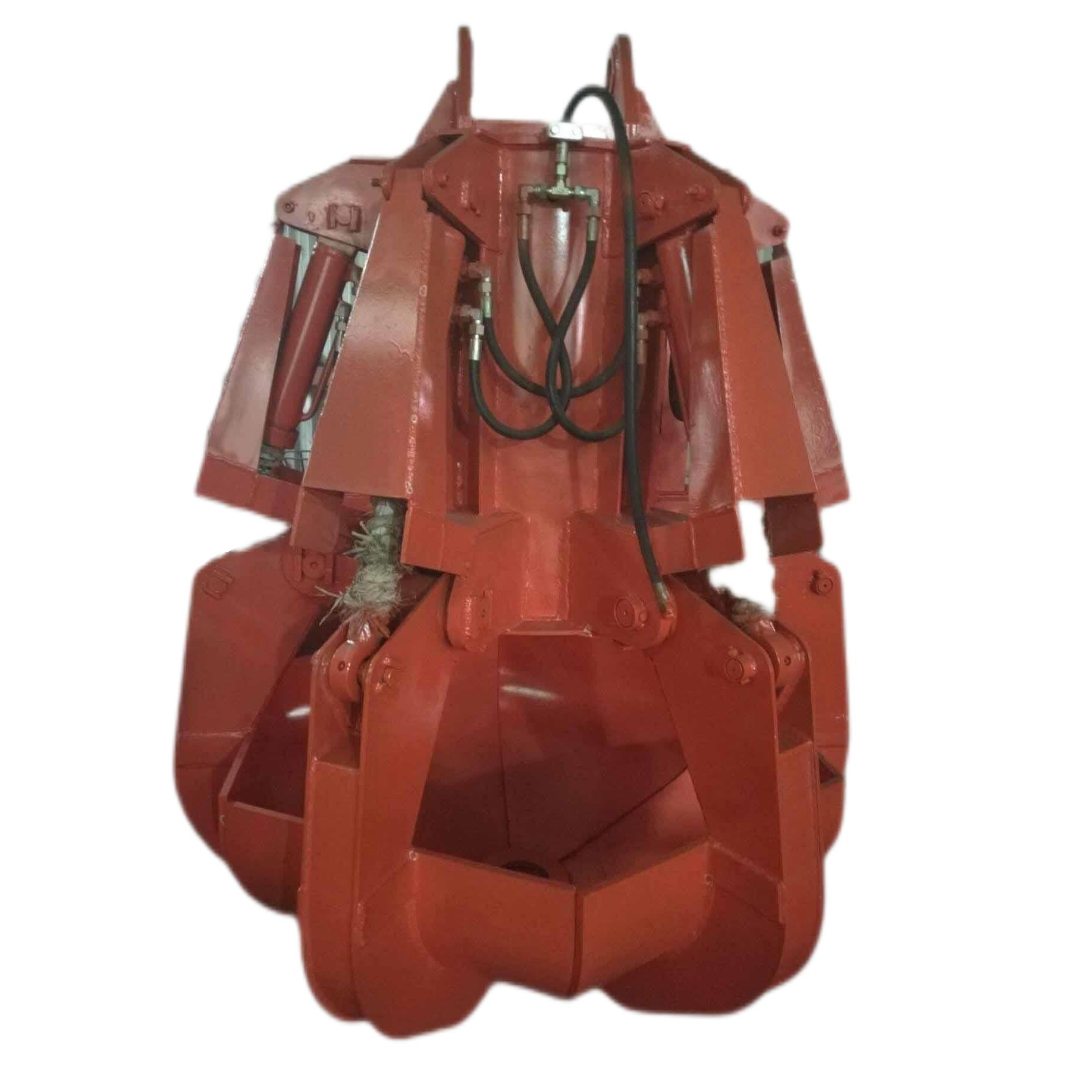 Swing Excavator Rotating Grapple for 3-6 Ton Rock Grapple/wood Grapple Black and Blue
