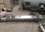 Easy Cleaning Horizontal Industrial Screw Conveyors For Food / Medicine