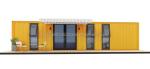 Galvanized Steel Square Tubes Main Structure Outdoor Modern Steel Modular