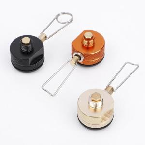 Wholesale Customized Support OBM Black Orange Camping Stove Burners Propane Tank Refill Adapter from china suppliers