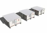 Metal Isolation House Mobile Field Hospital In Quick Assemble White Color Low