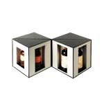 Eastern 285mm Height Cardboard Wine Box , Large Black Cardboard Box Luxurious