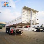Heavy Duty 3 Axles 60T Dump Truck Cargo Semi Trailer With Automatic Cord