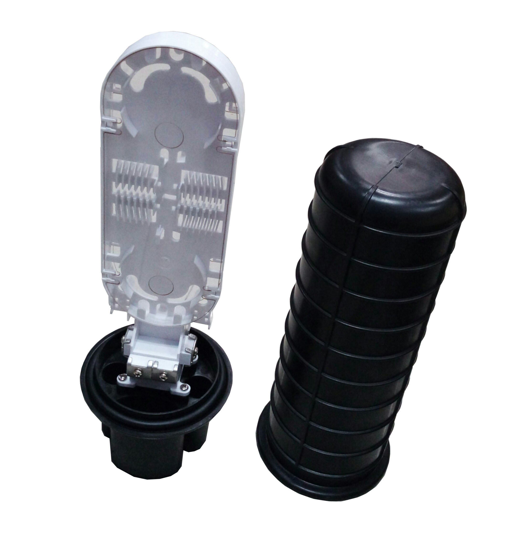 Pole Mount FTTH Dome IP68 pp Fiber Optic Closure 48FO