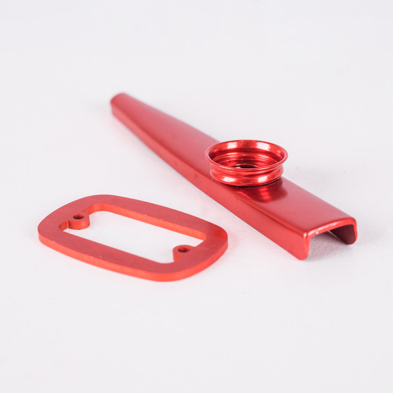 Red Blue 5 Axis CNC Anodized Aluminum Parts Precision Milling Parts