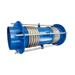 Wholesale SS304/SS316 Bellows Expansion Joint With Tie Rod Axial Stainless Steel Corrugated Metal Compensator from china suppliers